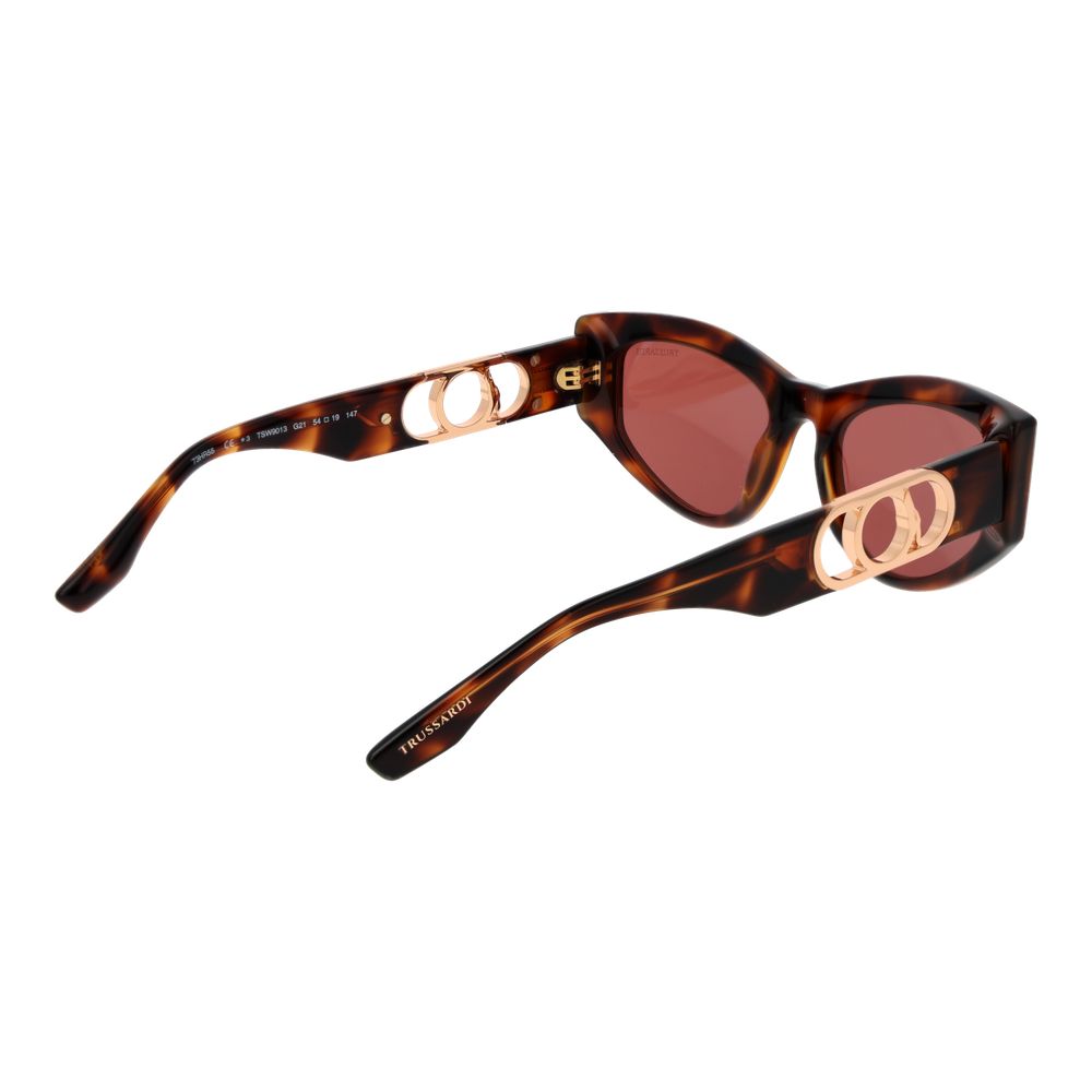 Trussardi Brown Acetate Sunglasses