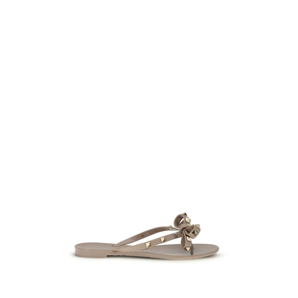 Valentino Garavani Beige Pvc Sandals
