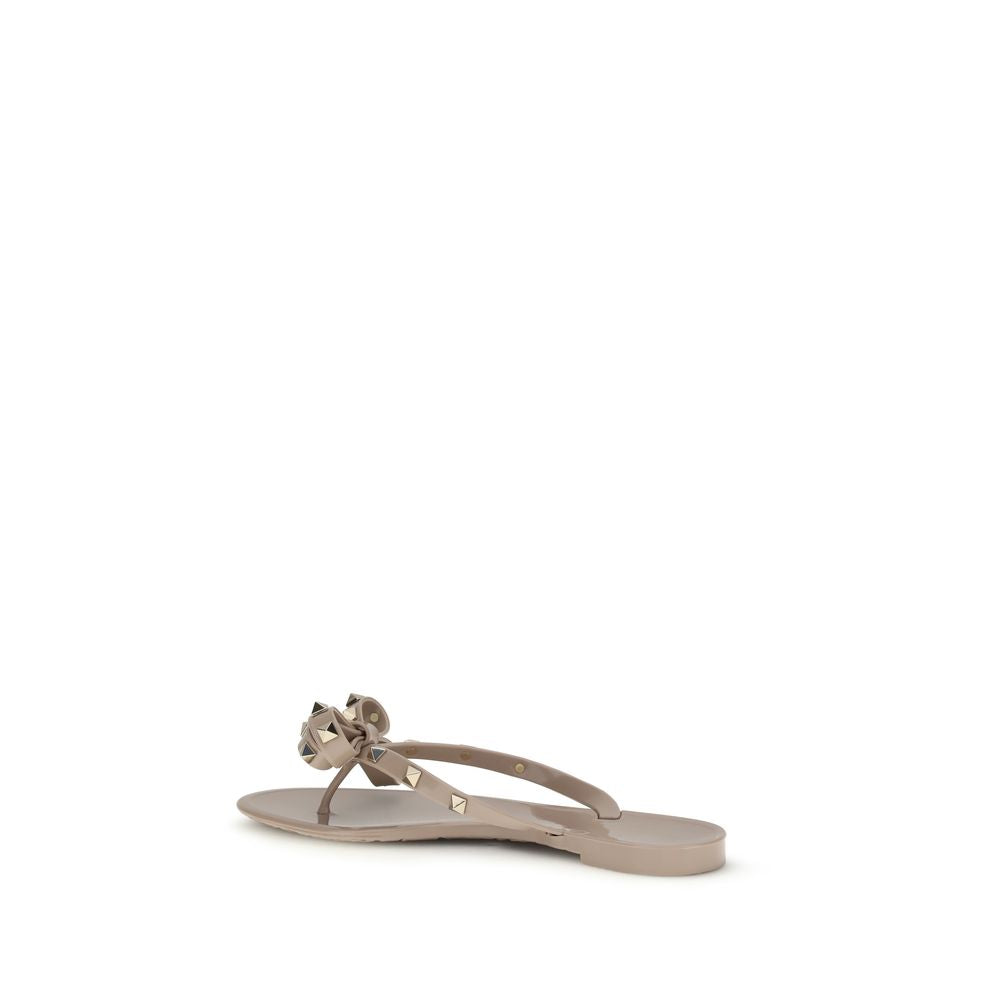 Valentino Garavani Beige Pvc Sandals