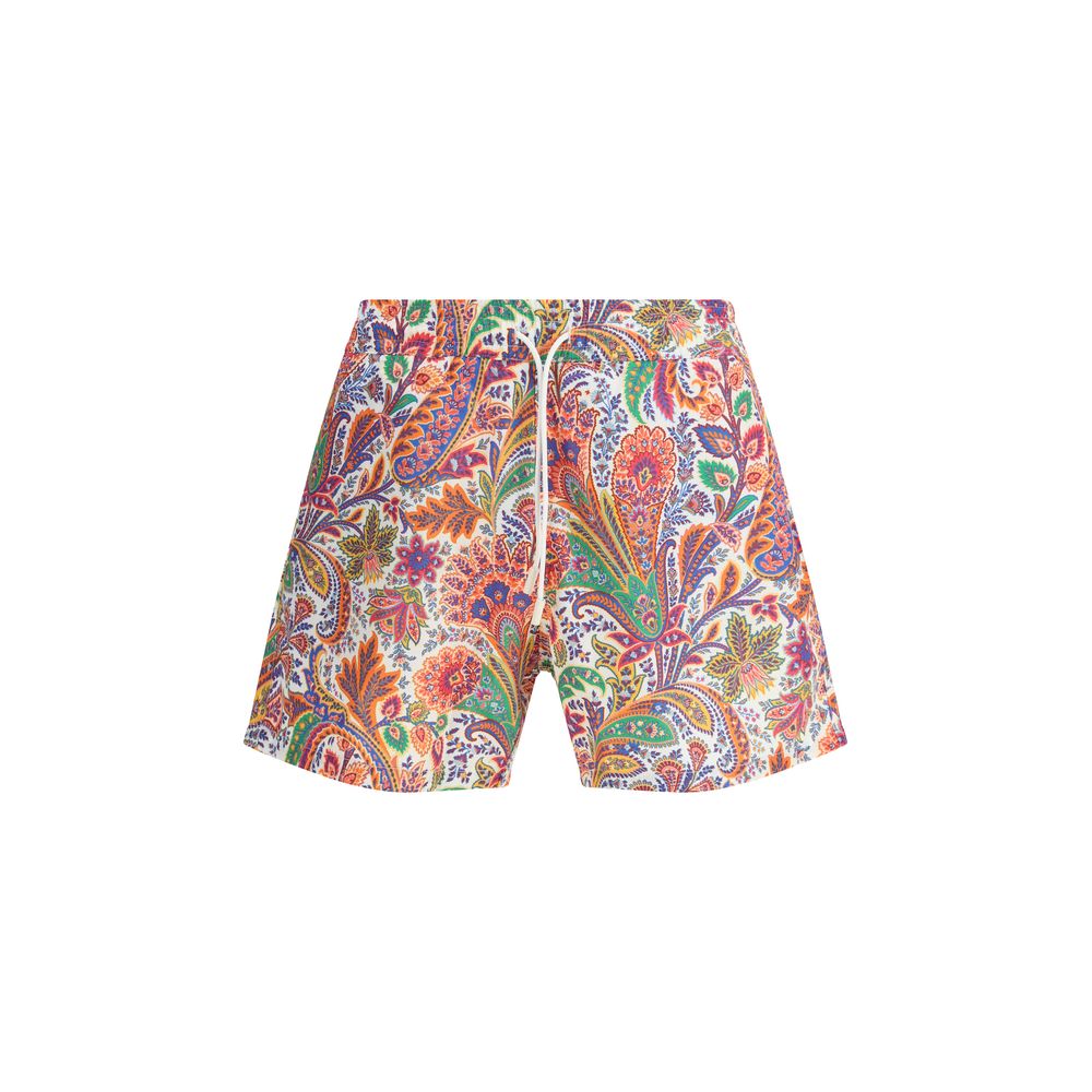 Etro Multicolor Polyester Short And Mini Shorts
