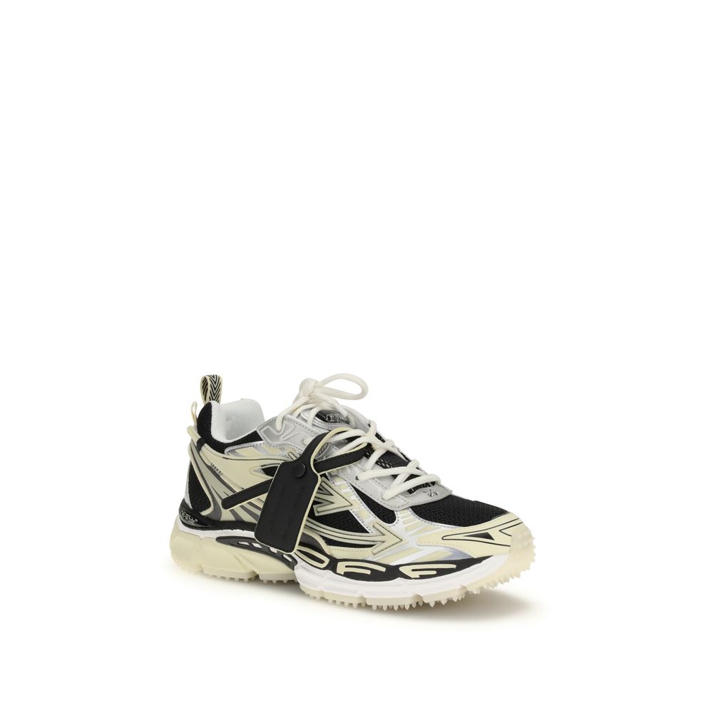 Off-White Multicolor Fabric Sneakers