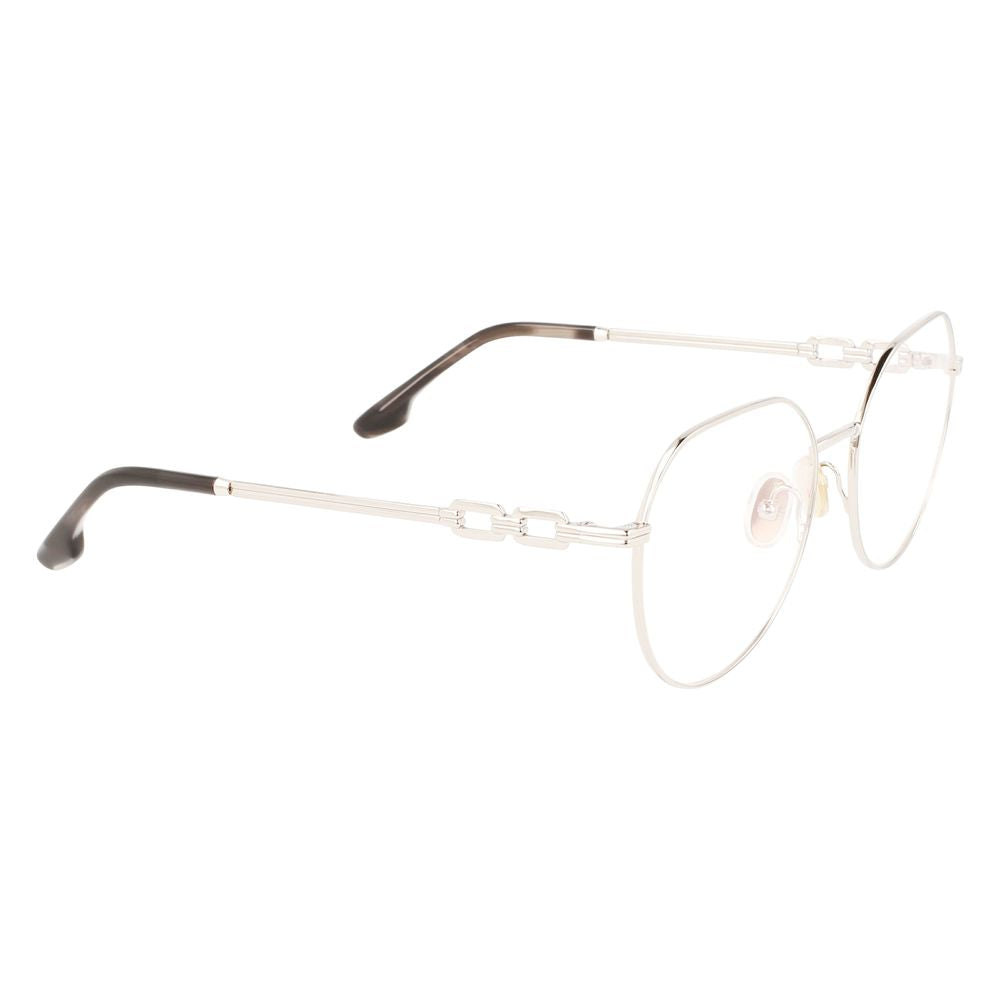 Victoria Beckham Gray Metal Glasses (Frames)