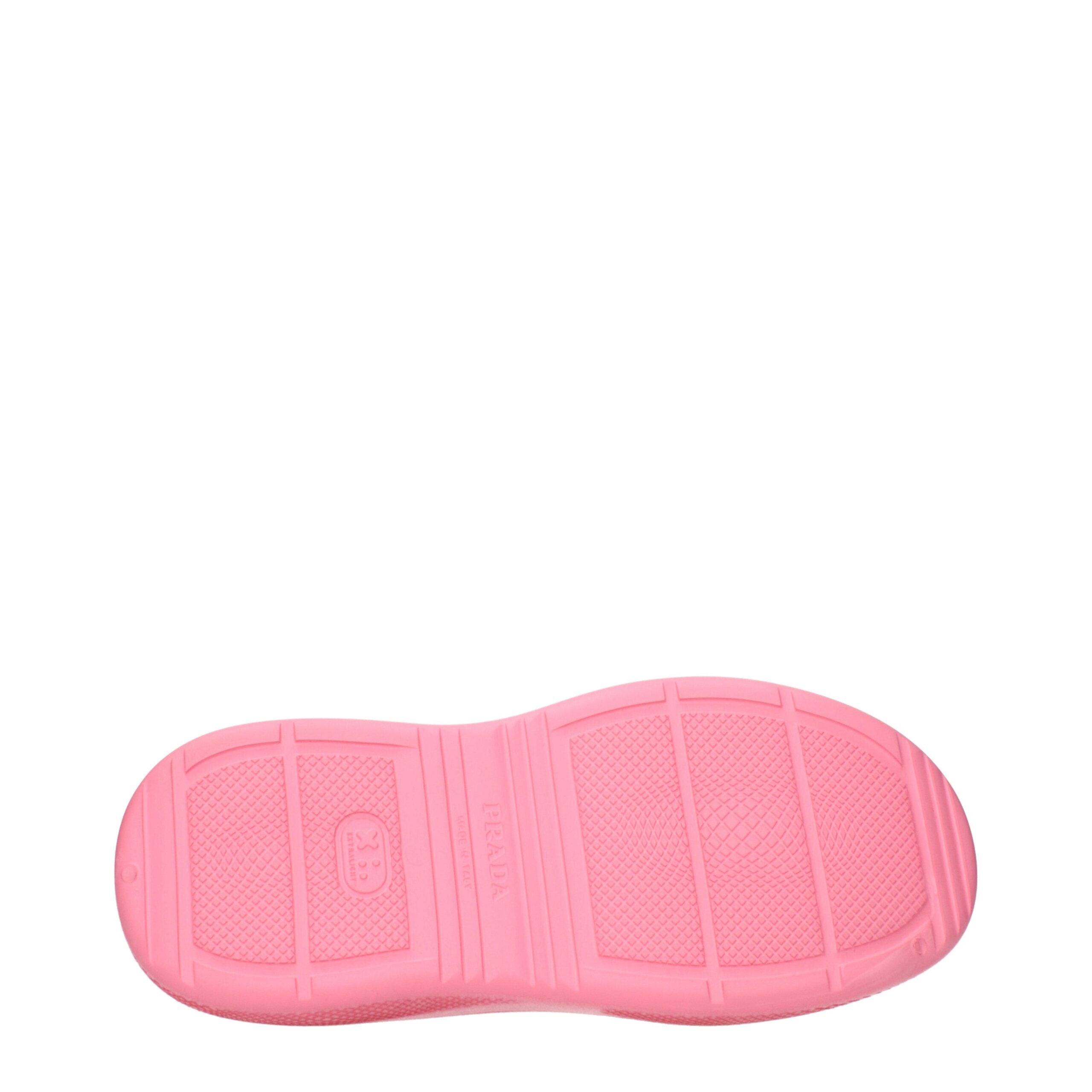 Pantoufles Prada en coton rose