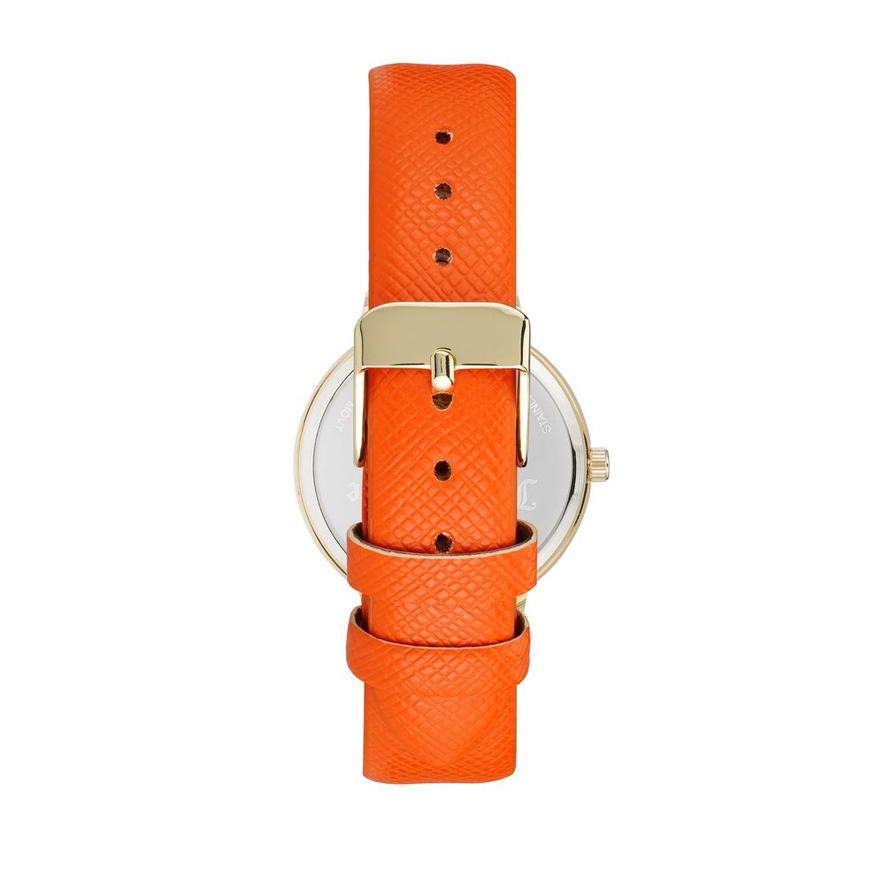 Juicy Couture Orange Plastic Dress Watch