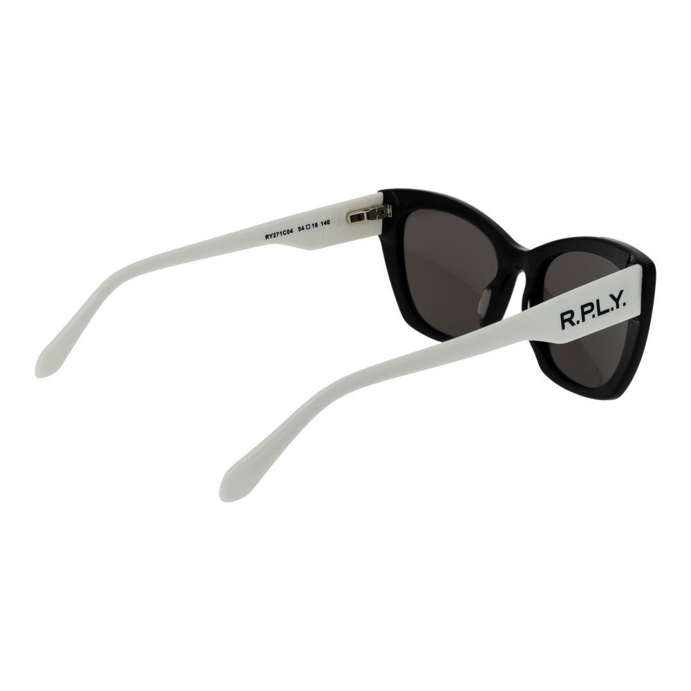Replay Sonnenbrille aus schwarzem Kunststoff