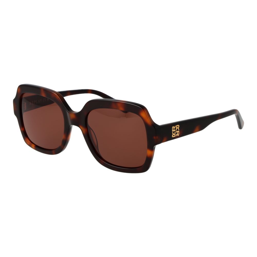 Replay Brown Plastic Sunglasses