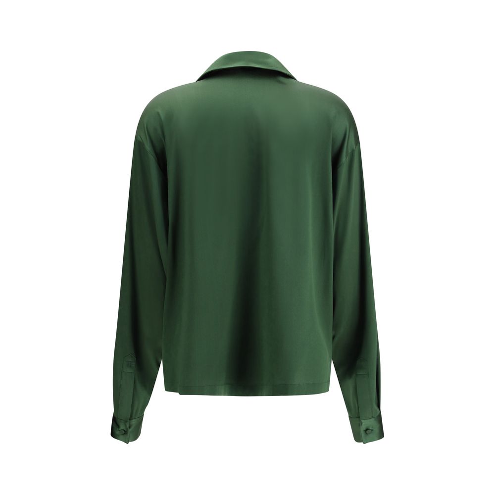 Tom Ford Bicolor Silk Shirt