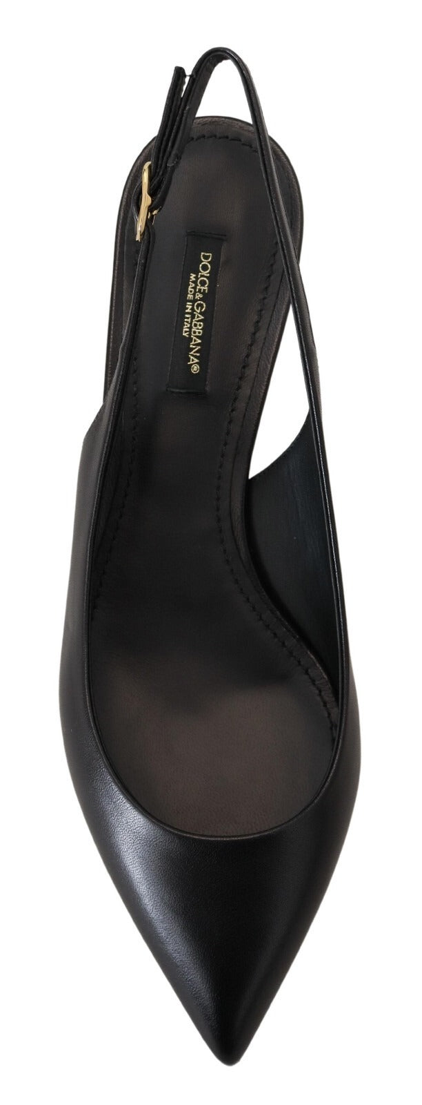 Chaussures à talons Dolce & Gabbana en cuir noir