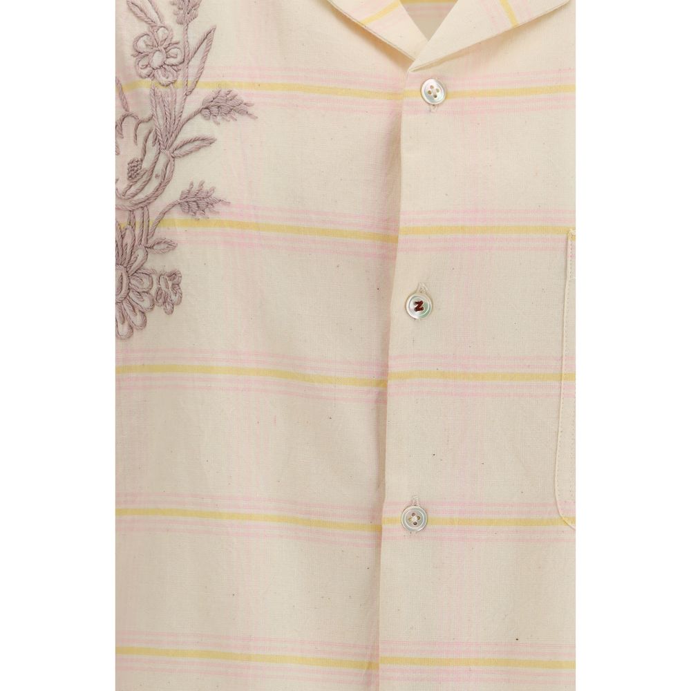 Baziszt Multicolor Cotton Shortsleeve Shirt