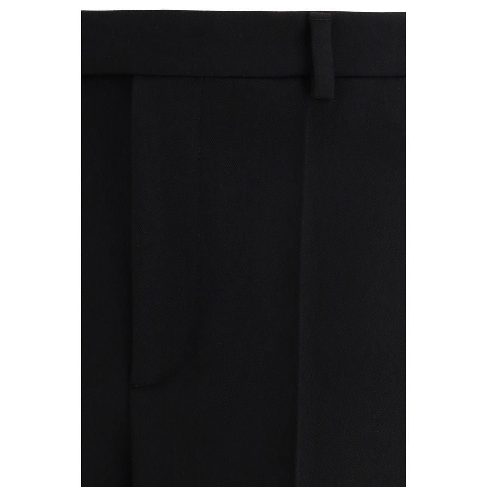 Pantalon habillé Valentino en laine noire Oves Aries