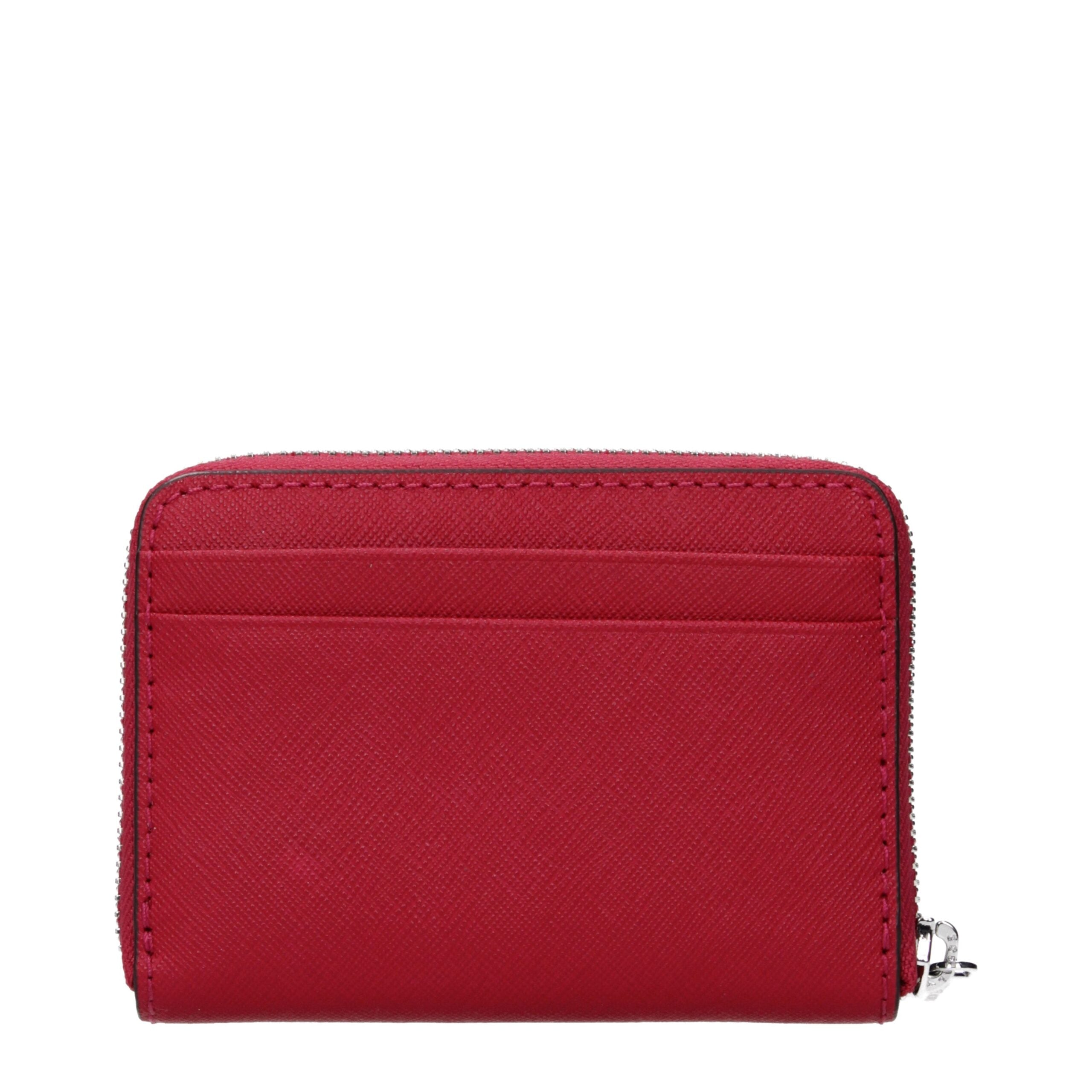 Michael Kors Kartenhalter aus rotem Leder
