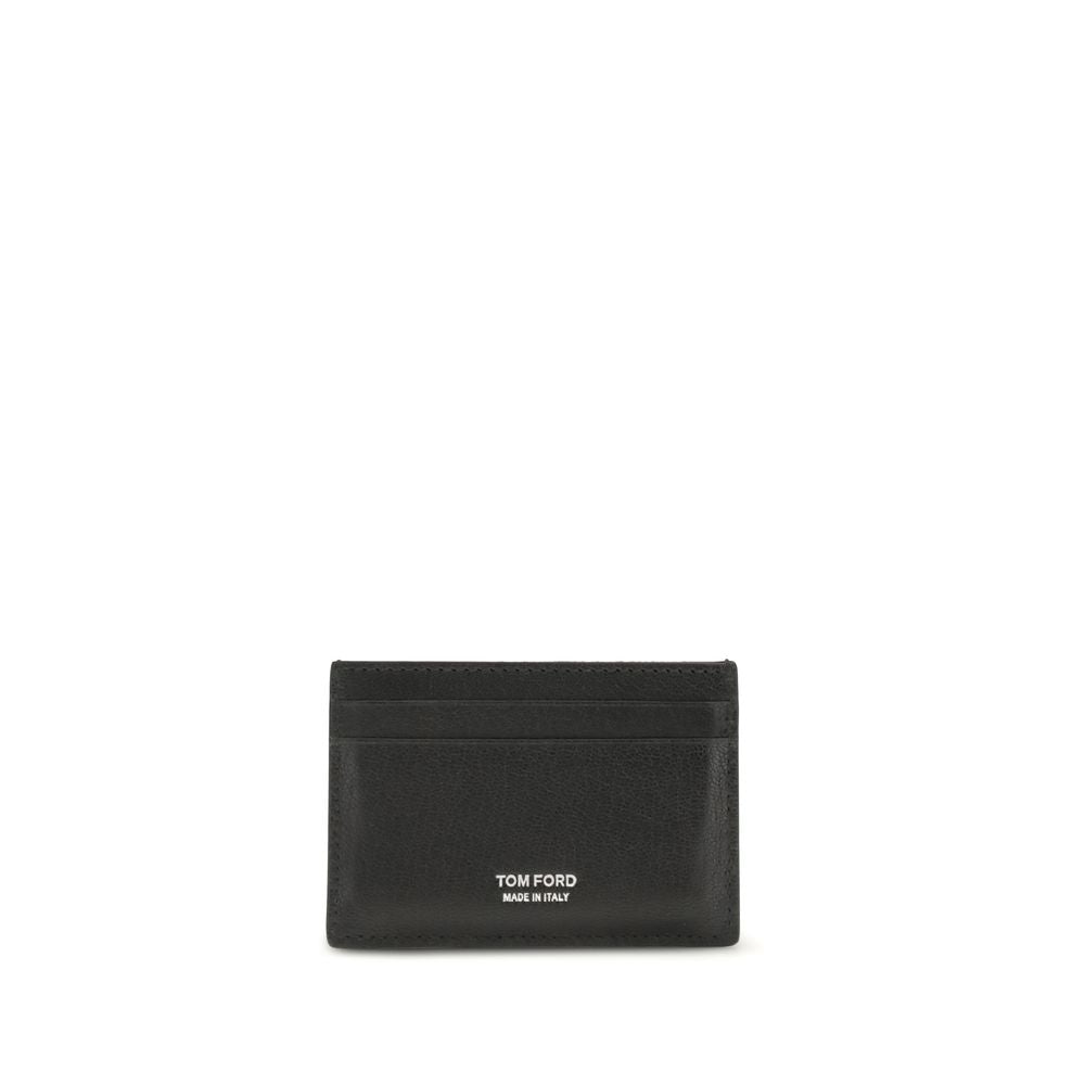 Tom Ford Black Calf Leather Bos Taurus Wallet