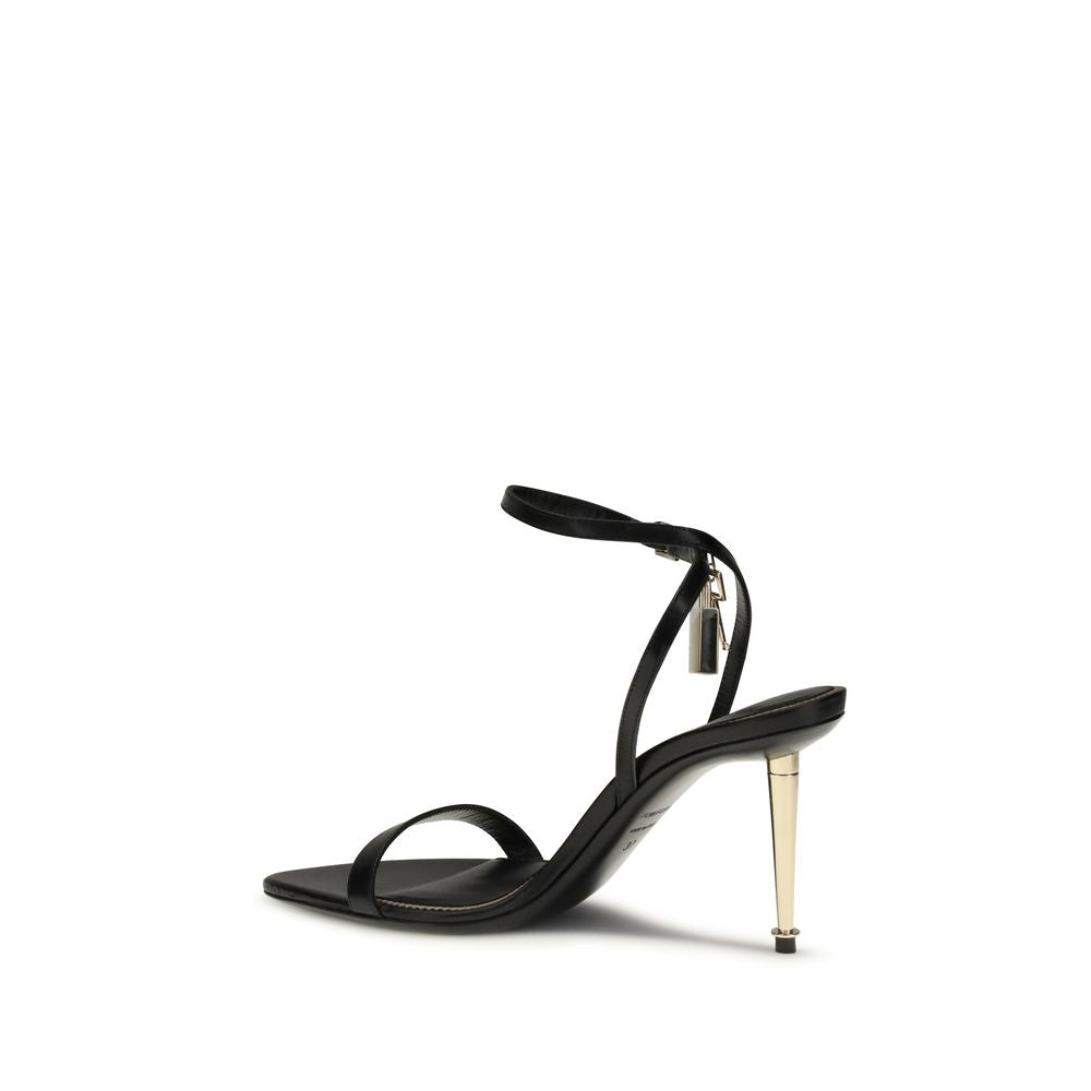 Tom Ford Sandaletten mit Ziegenleder und Stilettoabsatz