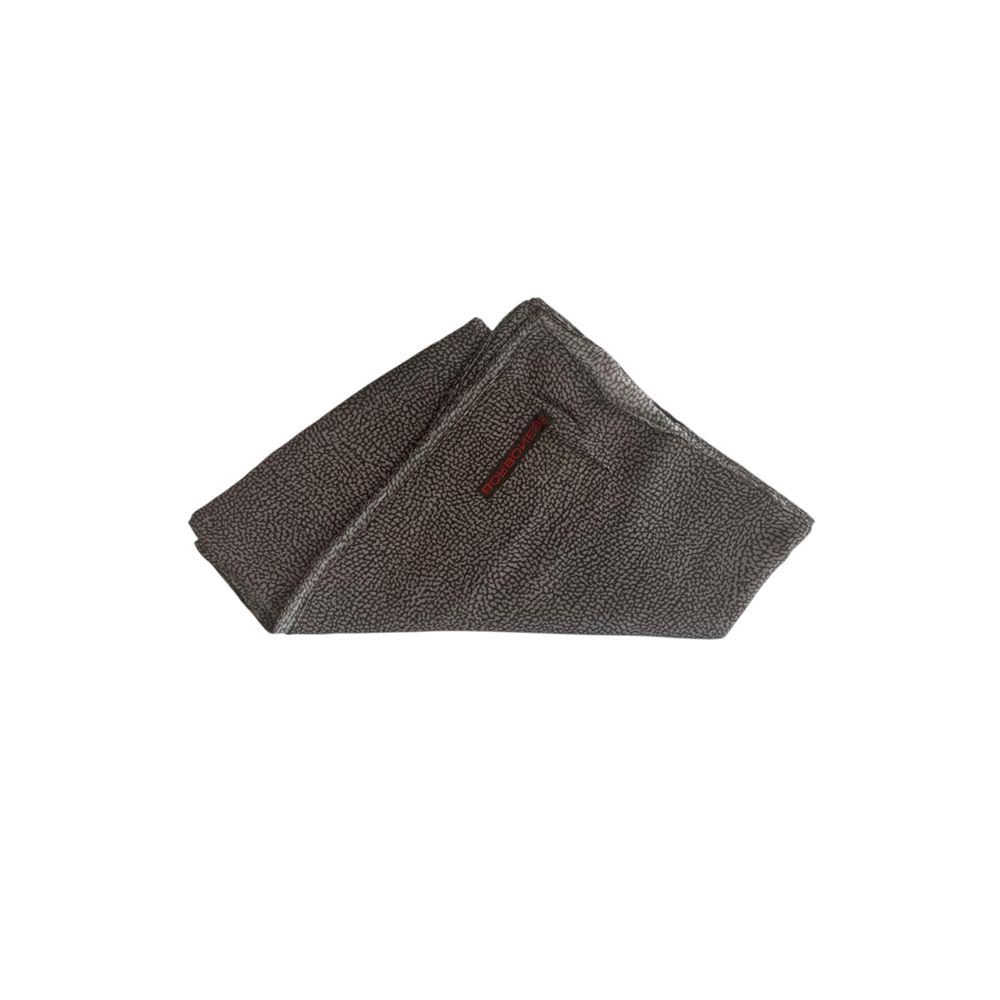 Borbonese Grey Modal Women Scarf