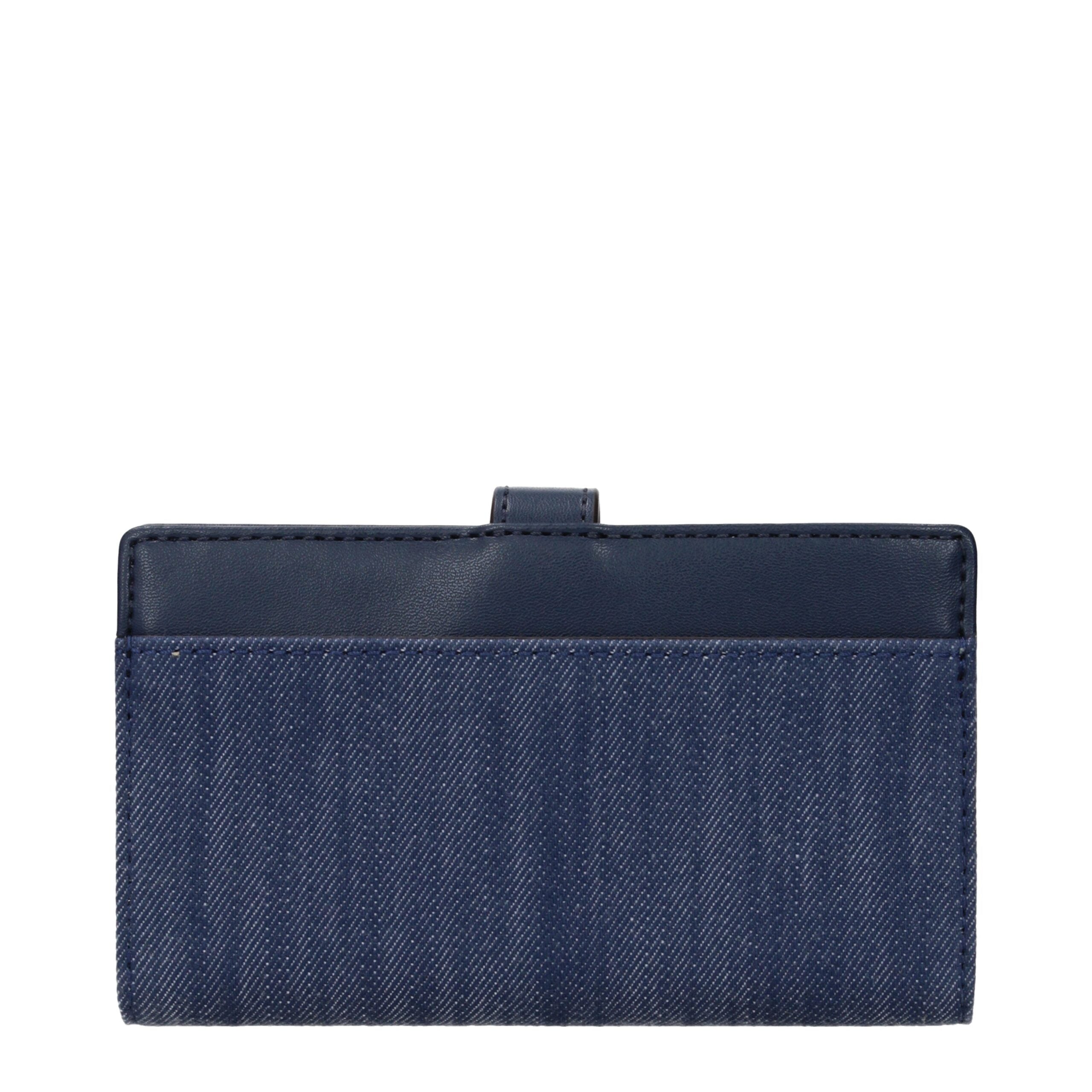 Michael Kors Geldbörse aus blauem Stoff
