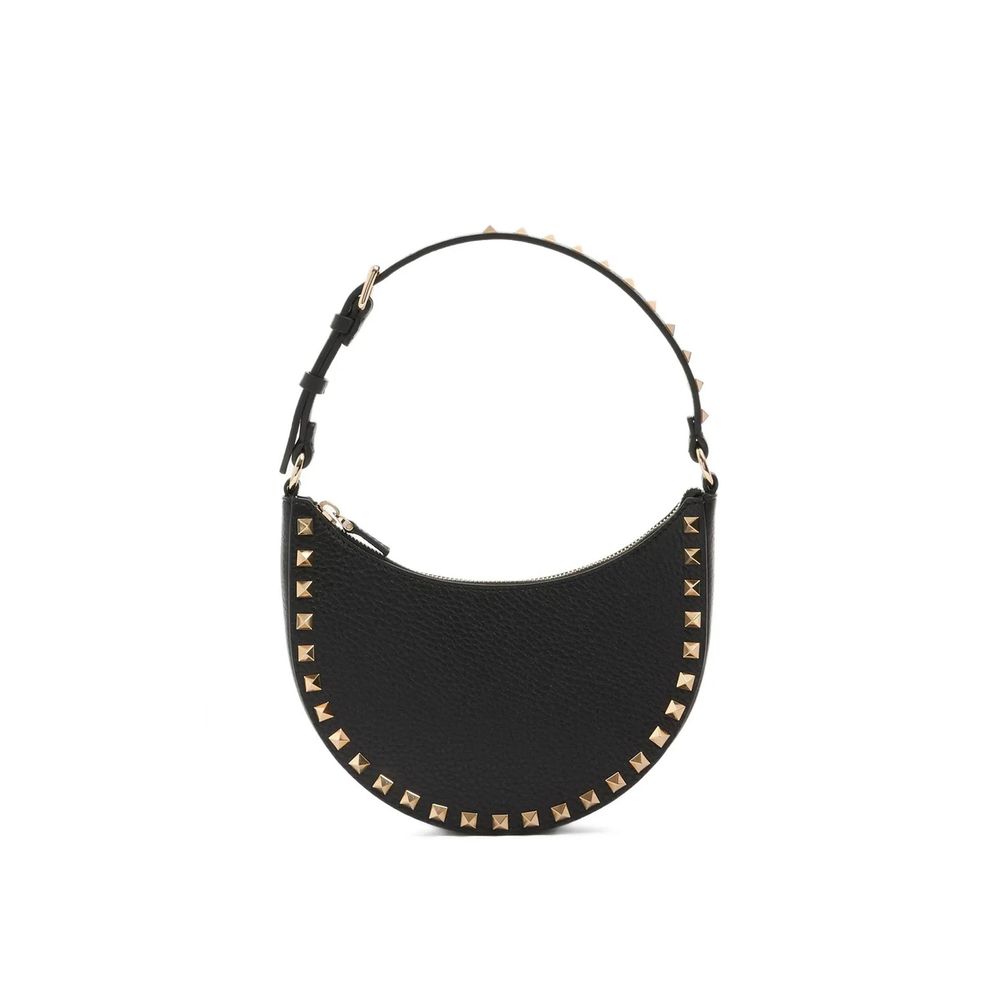 Valentino Garavani Black Calfskin Shoulder Bag