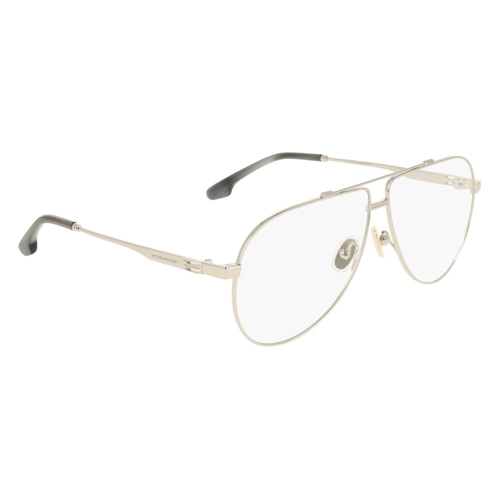 Victoria Beckham Gray Metal Glasses (Frames)