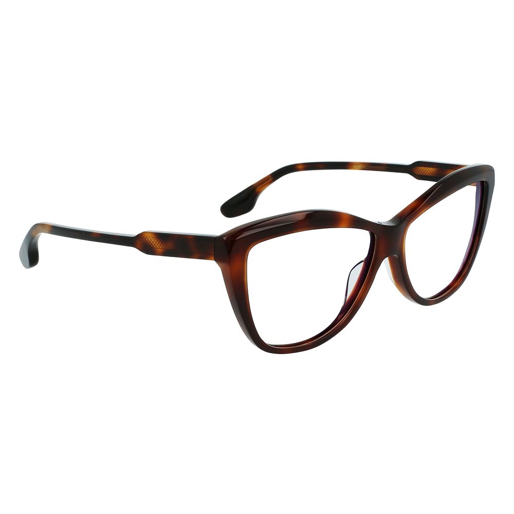 Victoria Beckham Brown Acetate Glasses (Frames)