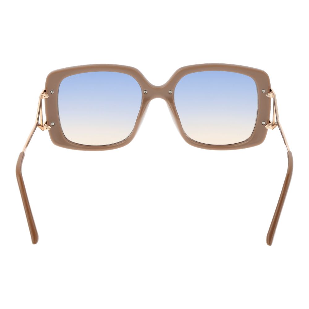 Lunettes de soleil Guess en métal et plastique marron