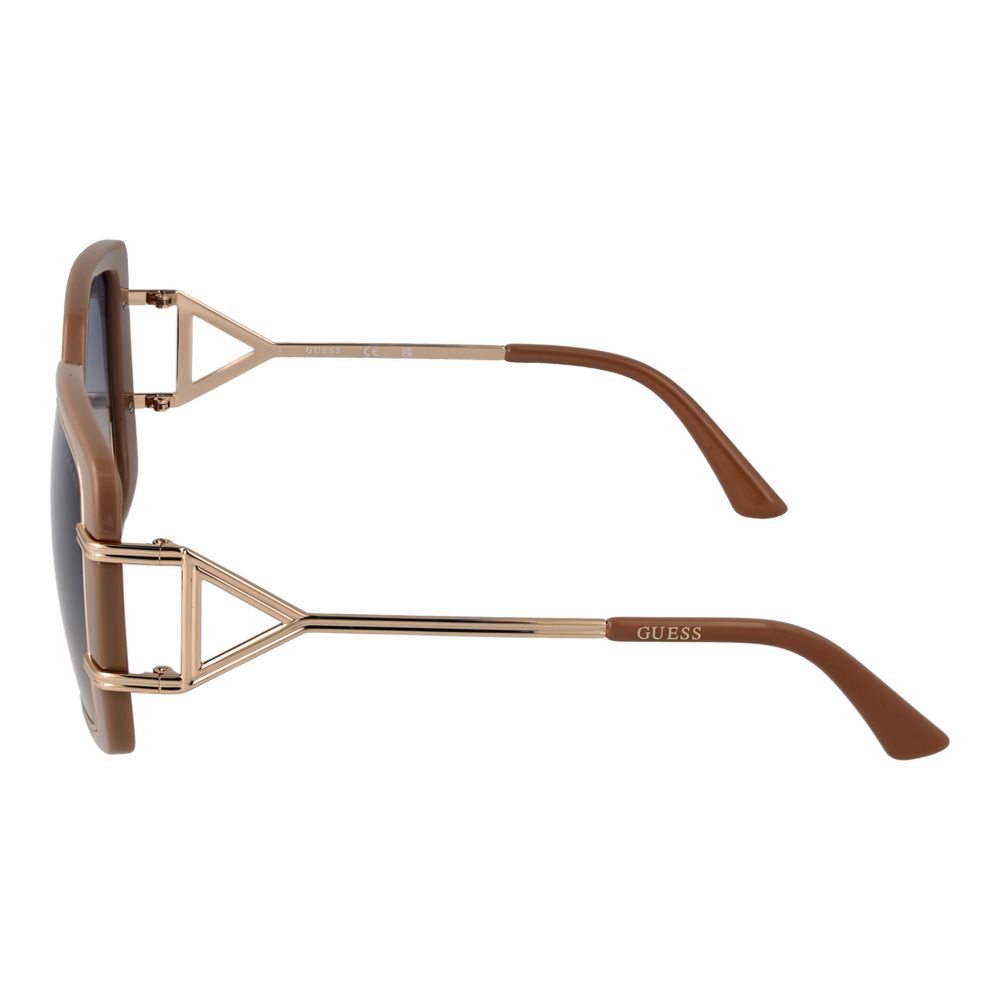 Lunettes de soleil Guess en métal et plastique marron