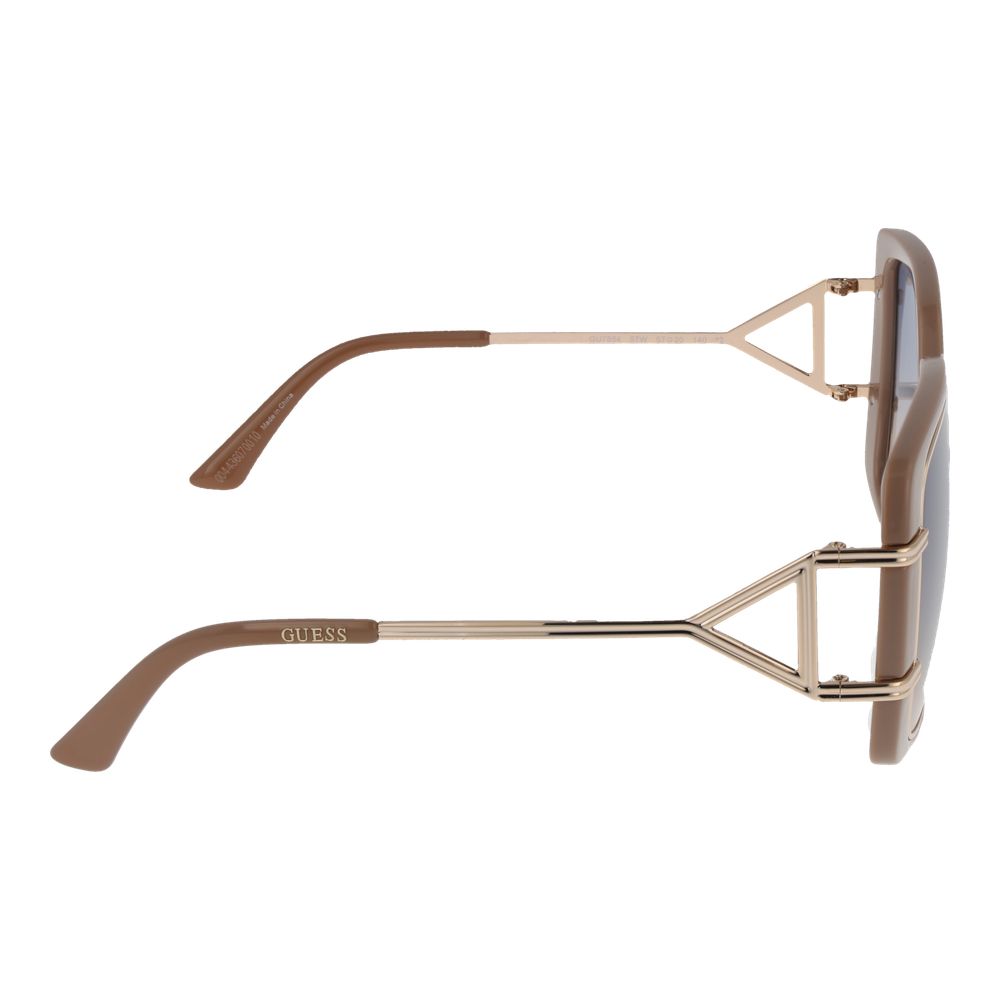 Lunettes de soleil Guess en métal et plastique marron