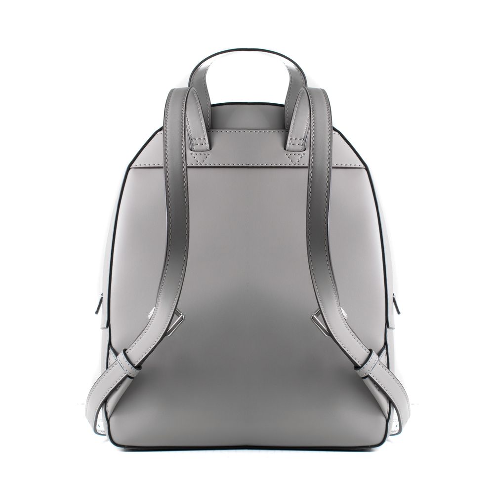 Michael Kors Gray Leather Backpack