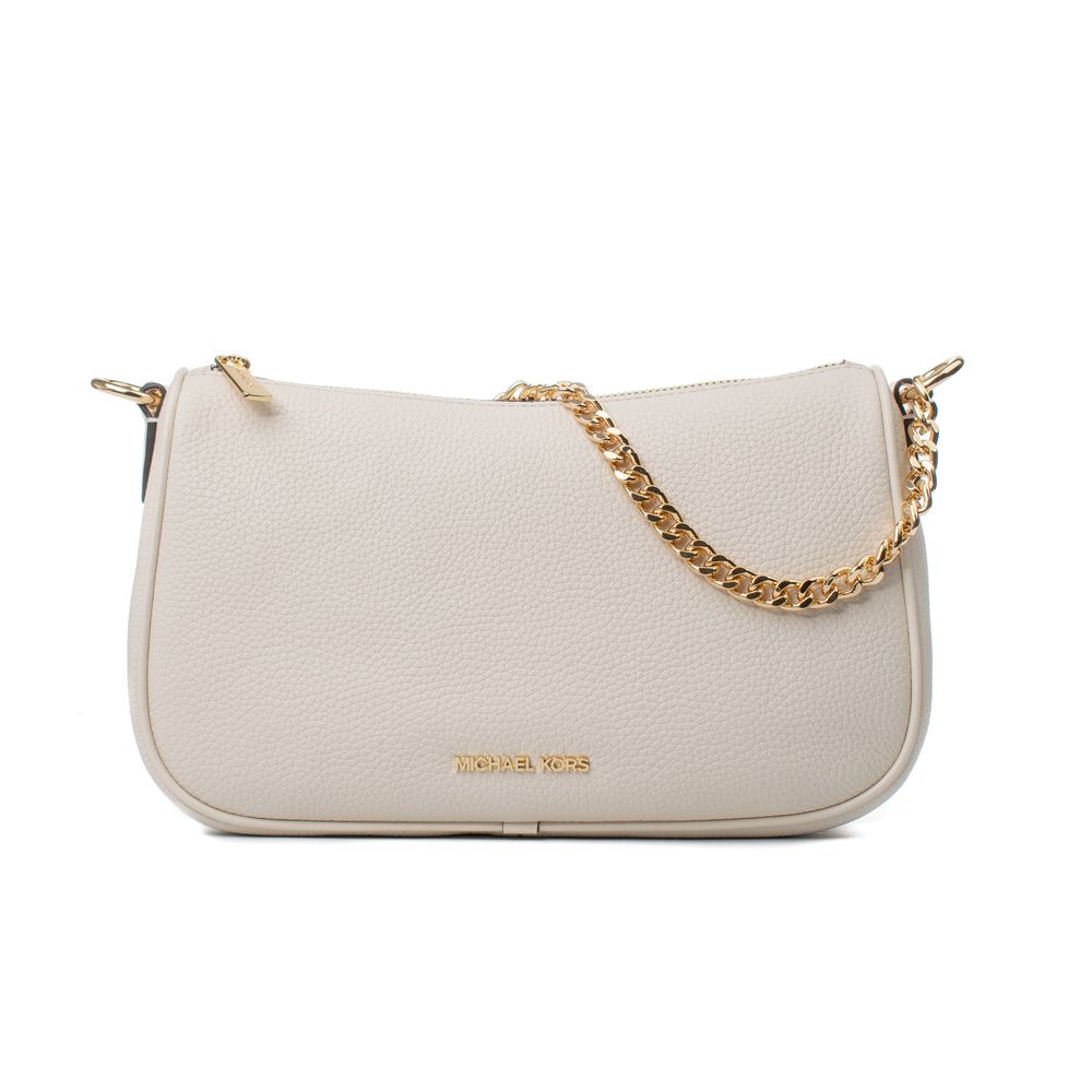 Michael Kors Beige Leather Shoulder Bag
