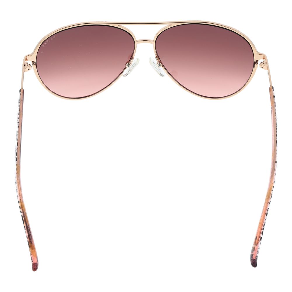 Guess Rose Gold Metal Sunglasses