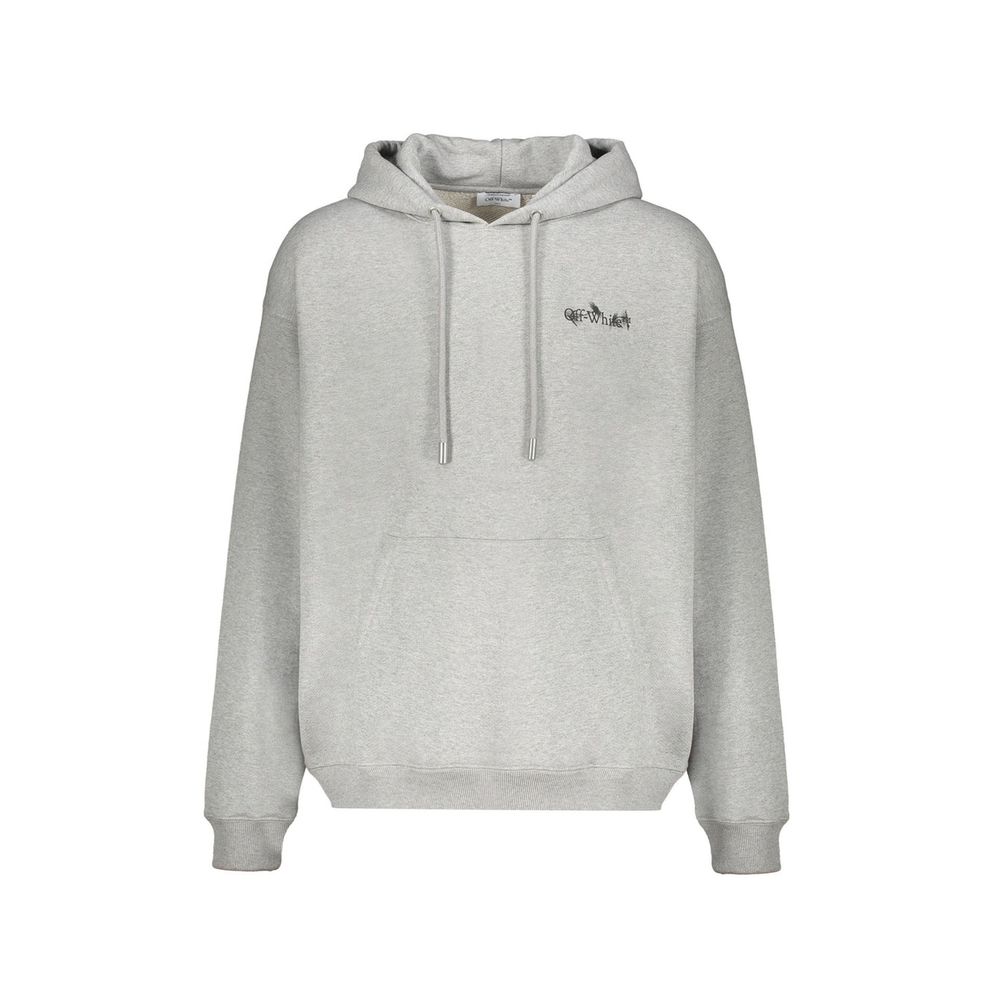 Off-White Gray Cotton Sweatshirt