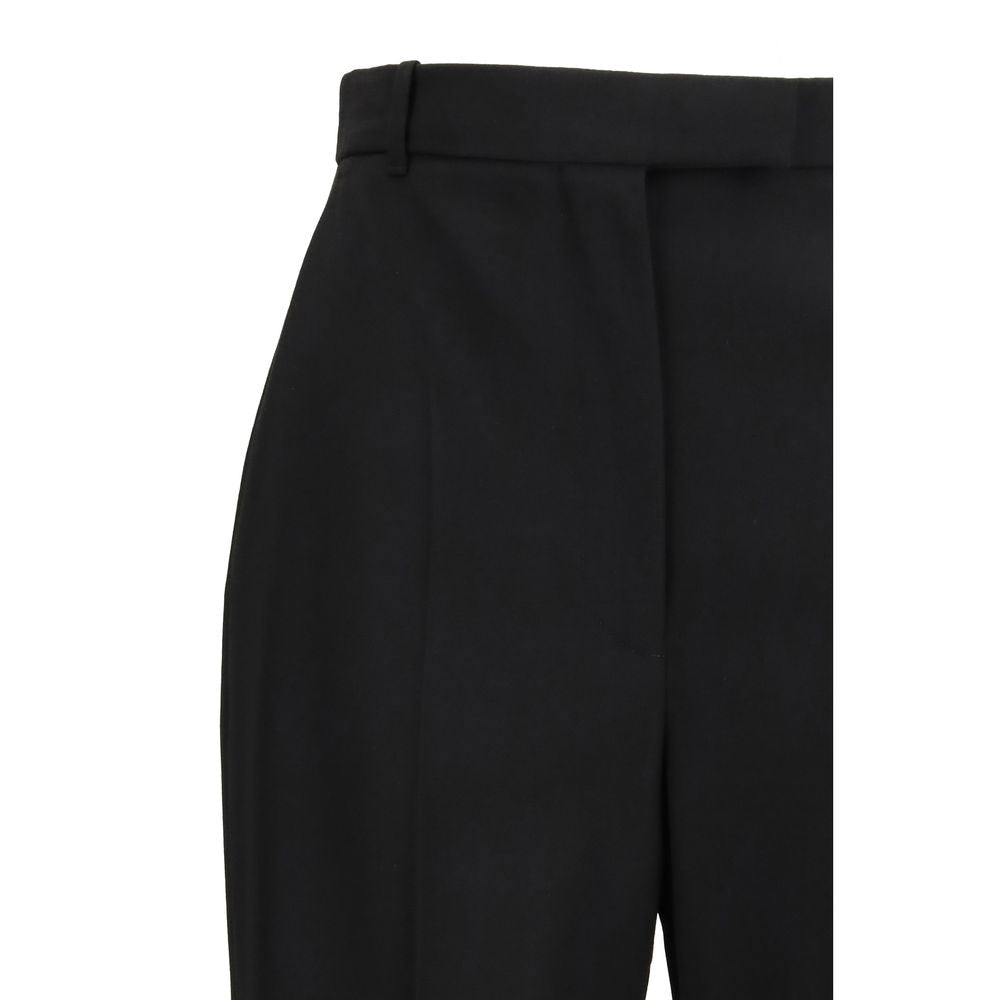 Alexander McQueen Schwarze Wollhose Oves Aries