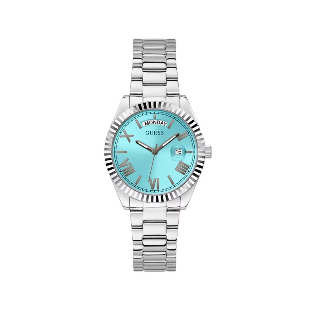 Guess Gray Stainless Steel Dress Watch
