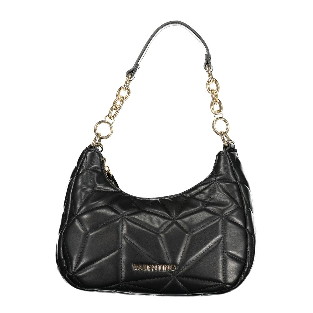 Mario Valentino Black Polyurethane Women Handbag