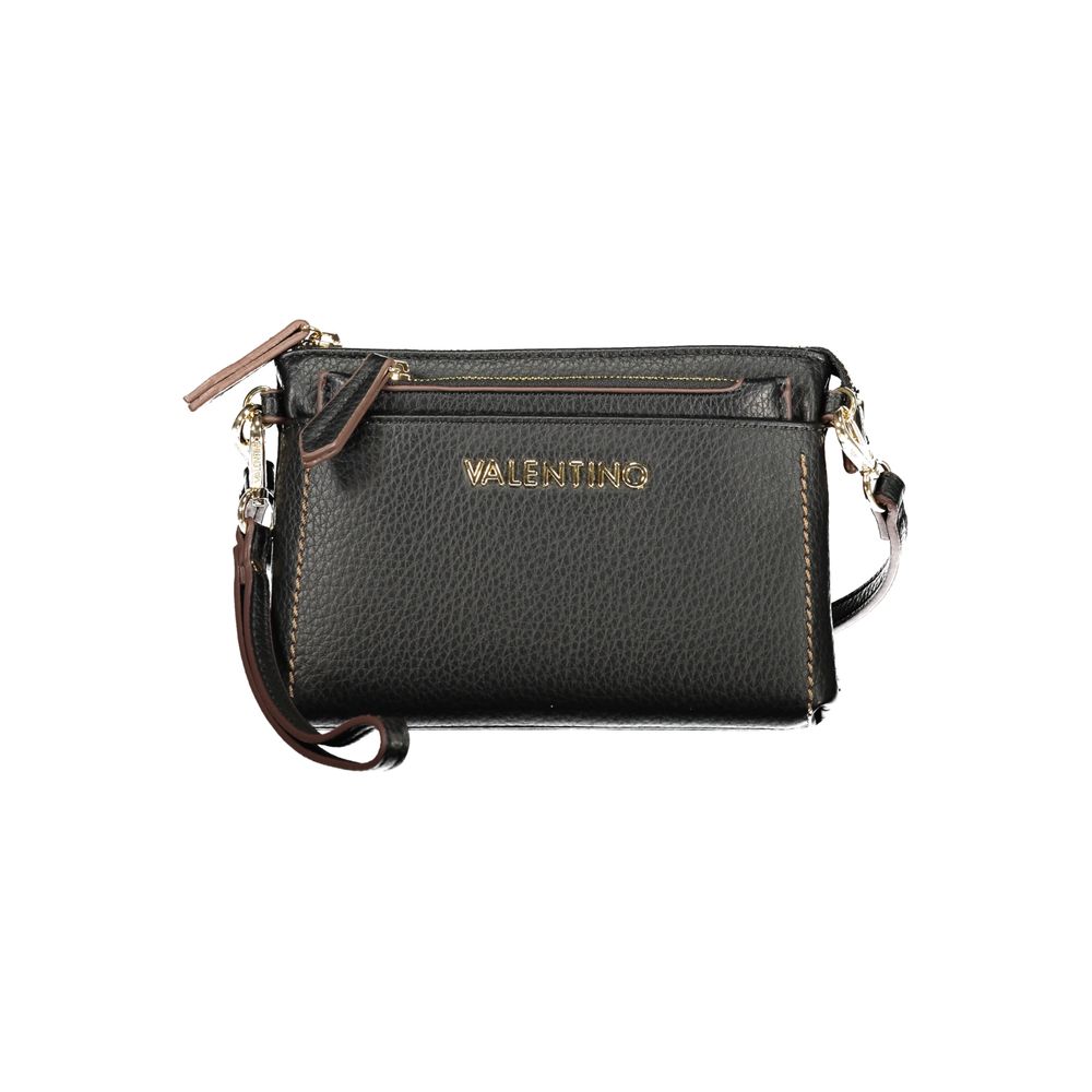 Mario Valentino Black Polyurethane Women's Crossbody Bag