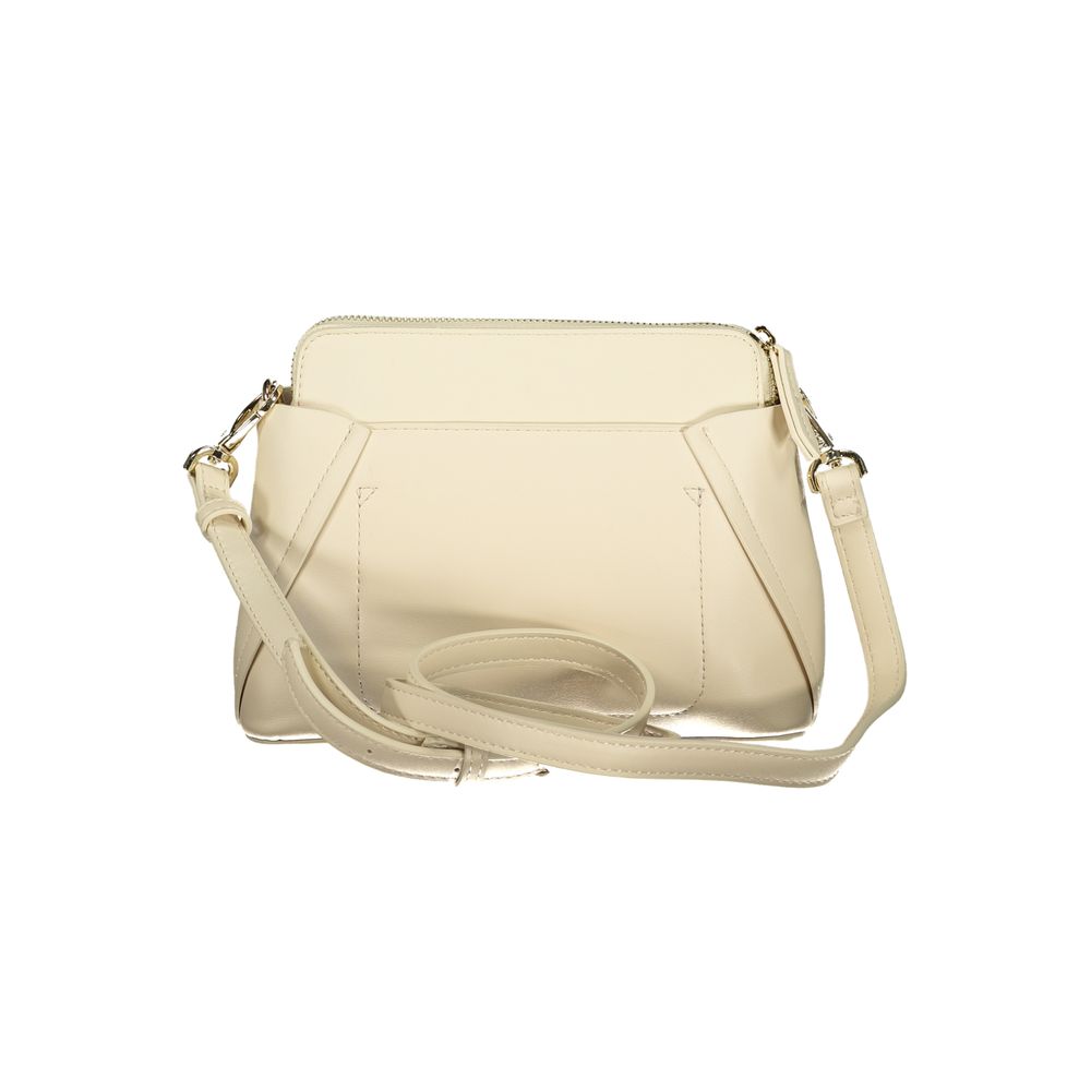 Mario Valentino Beige Polyurethane Women Handbag