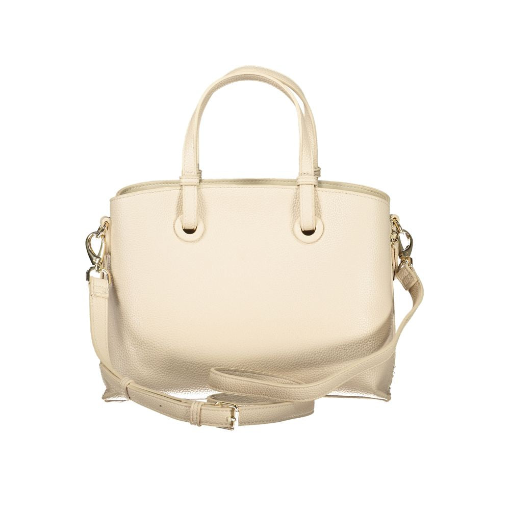Mario Valentino Beige Polyurethane Women Handbag