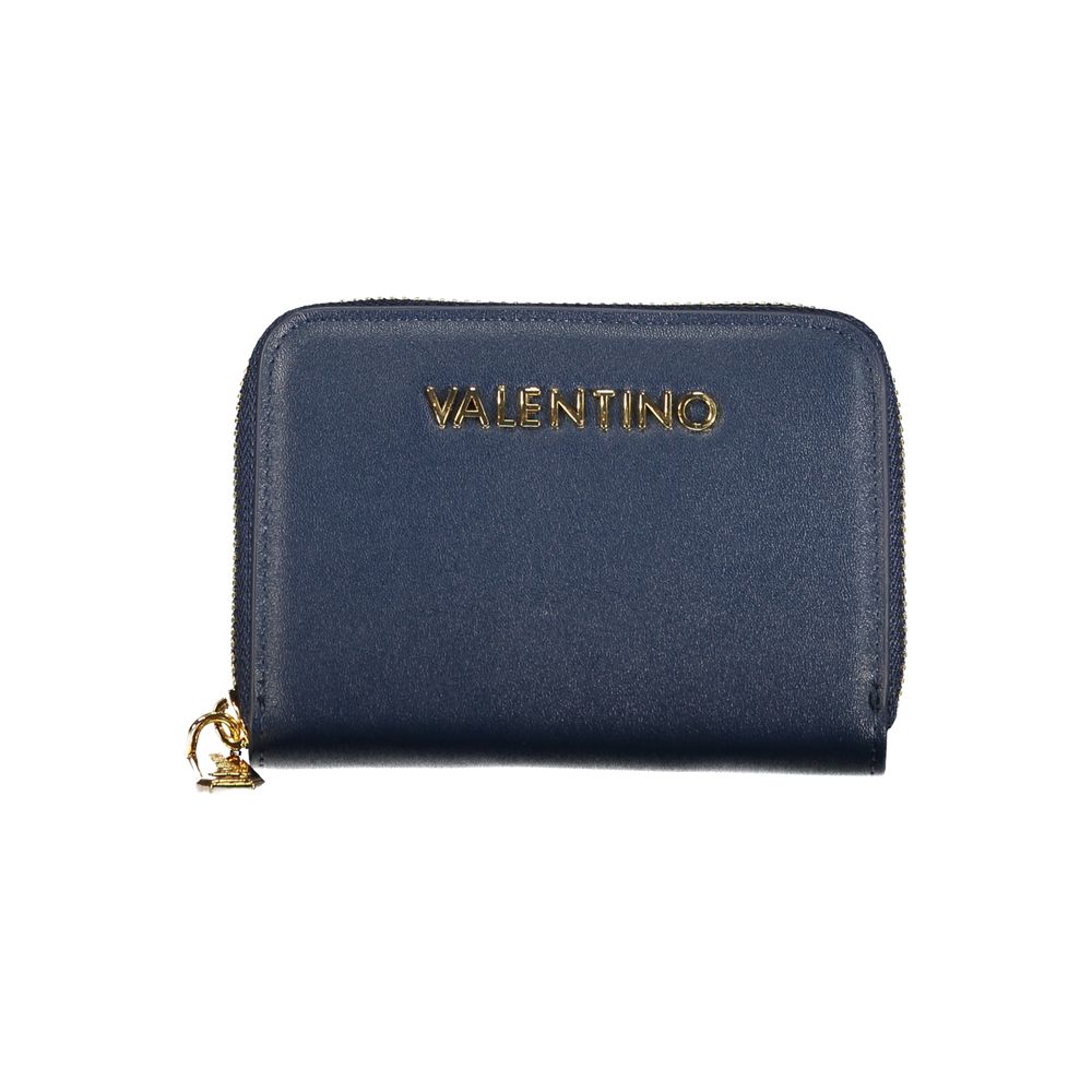 Mario Valentino Blue Polyurethane Women Wallet
