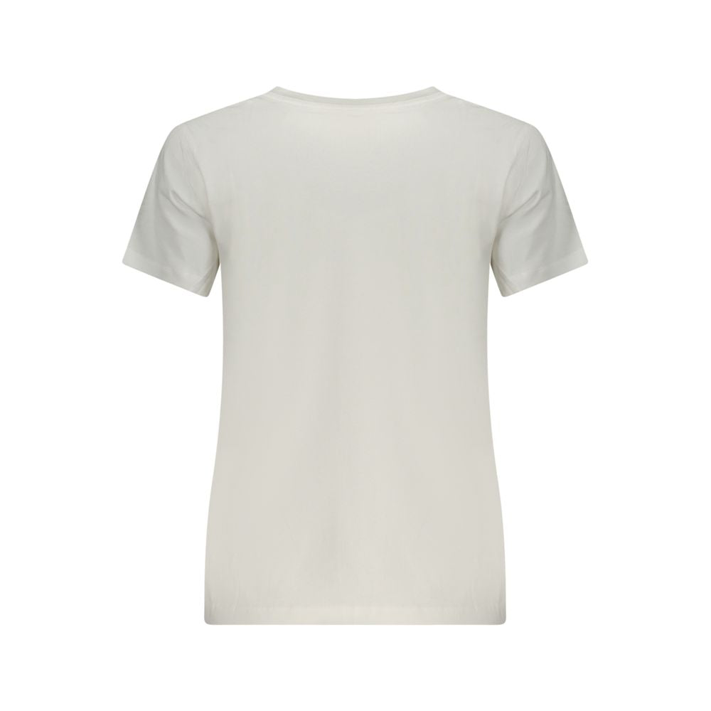 Pepe Jeans White Cotton Women T-Shirt