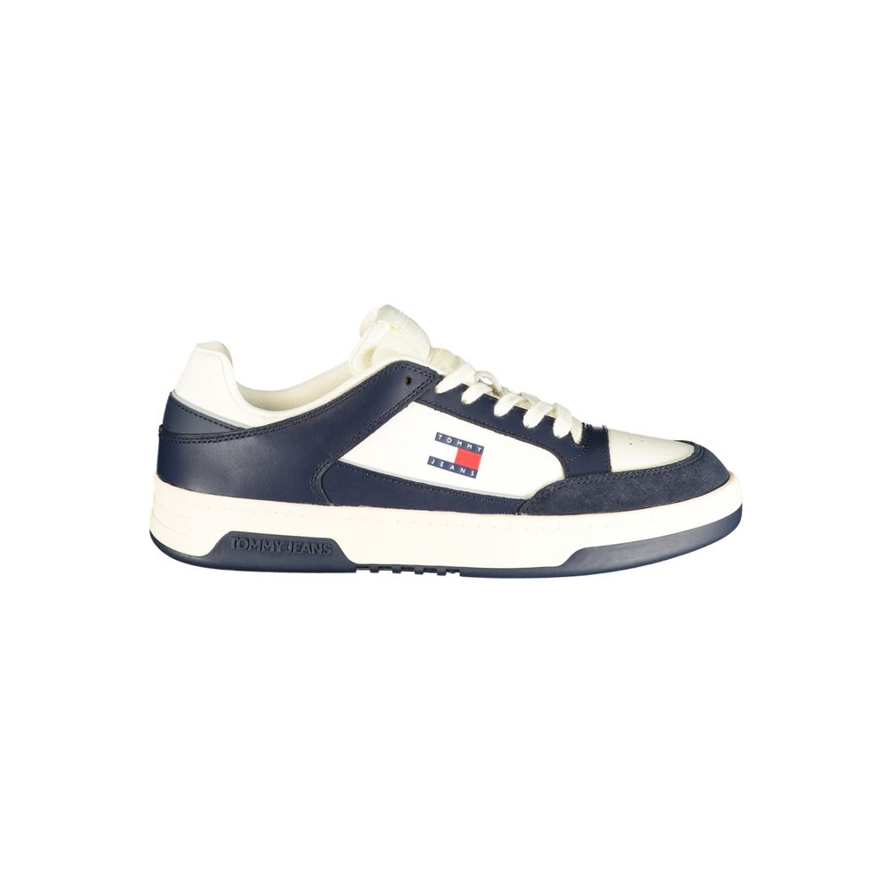 Tommy Hilfiger Bianco Polyurethane Men Sneaker