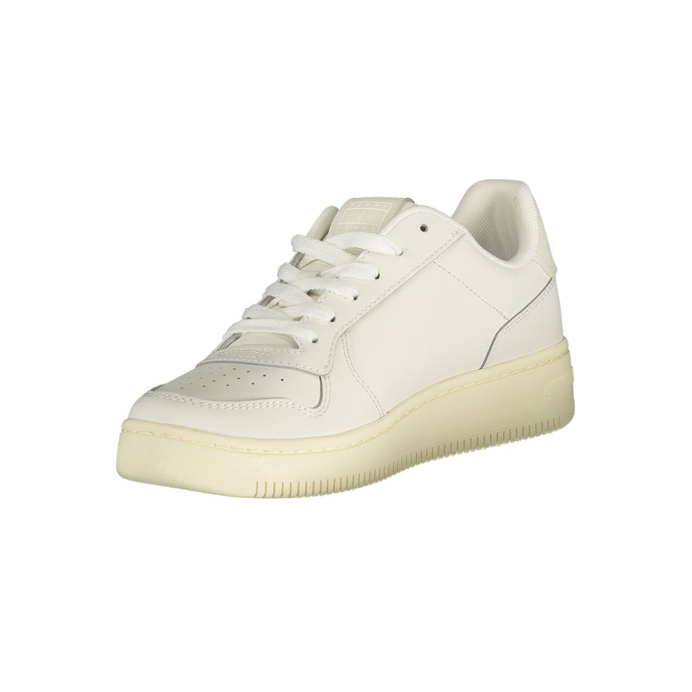Baskets Tommy Hilfiger en Polyuréthane Blanc pour Femme