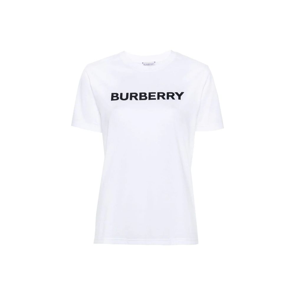Burberry White Cotton Sportswear