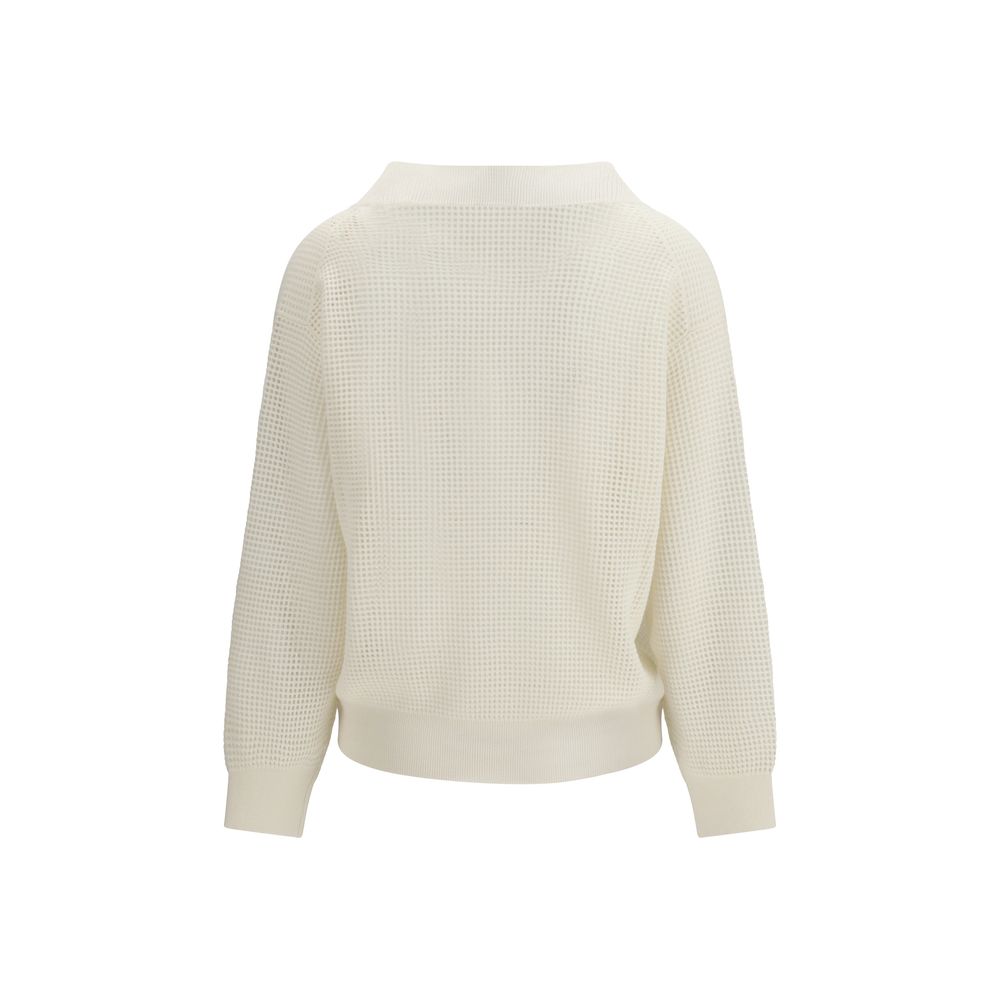 Brunello Cucinelli Beige Cashmere Cashmere Sweater