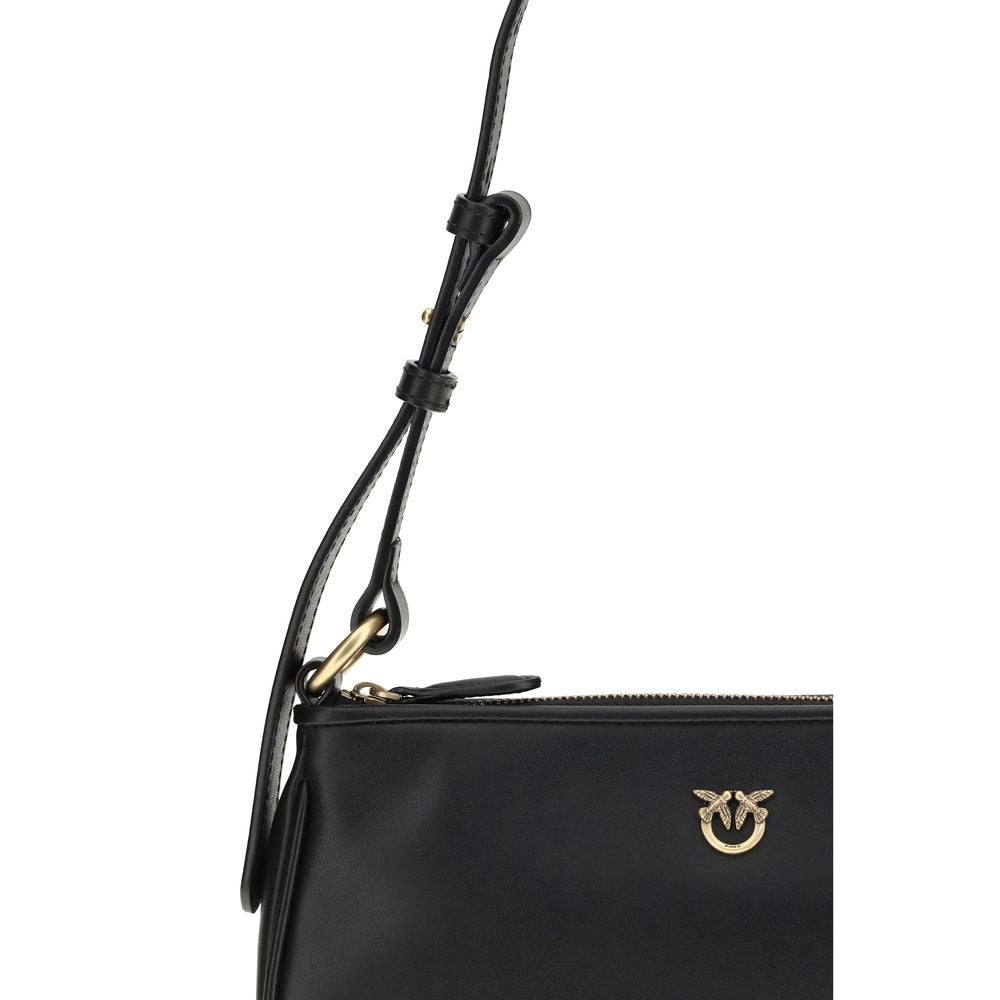 Sac à bandoulière PINKO en cuir de veau noir Bos Taurus
