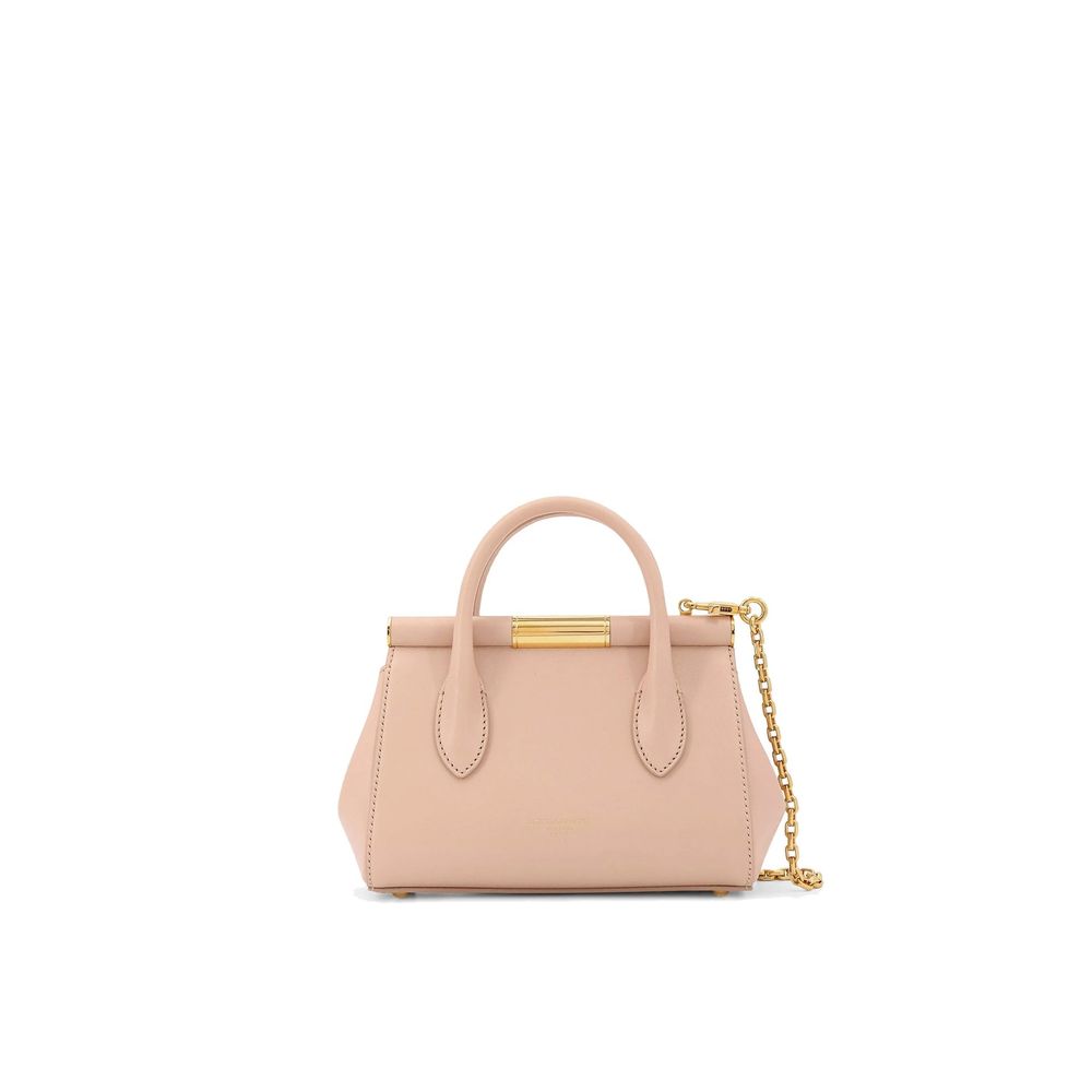 Dolce & Gabbana Beige Calfskin Handbag