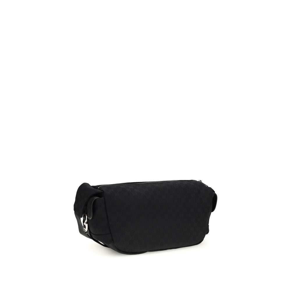 Gucci Schwarze Polyester-Umhängetasche