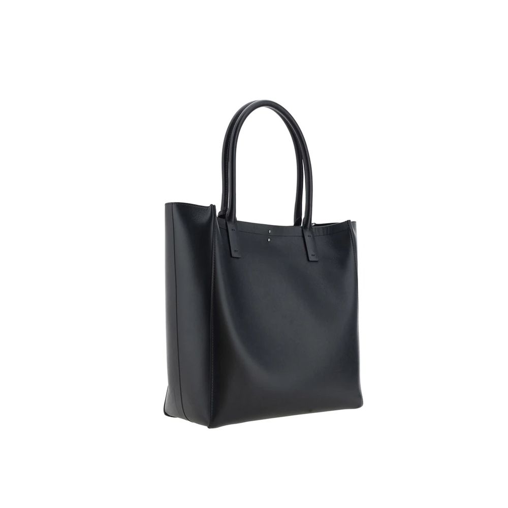 Valentino Garavani Black Calfskin Tote Bag