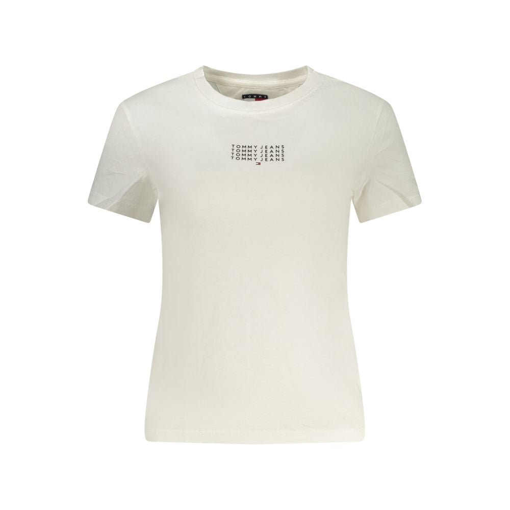 Tommy Hilfiger Bianco Cotton Women T-Shirt