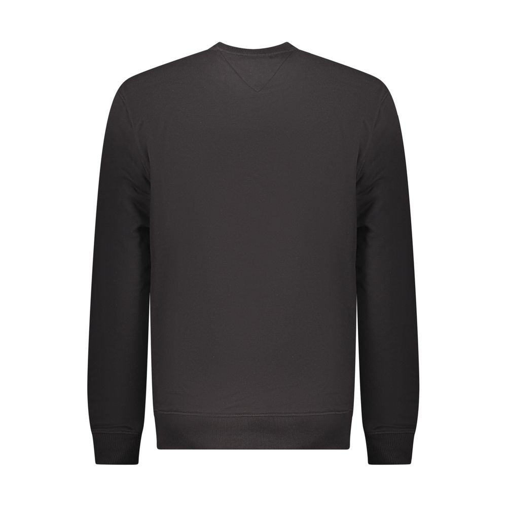 Tommy Hilfiger Black Cotton Men Sweatshirt
