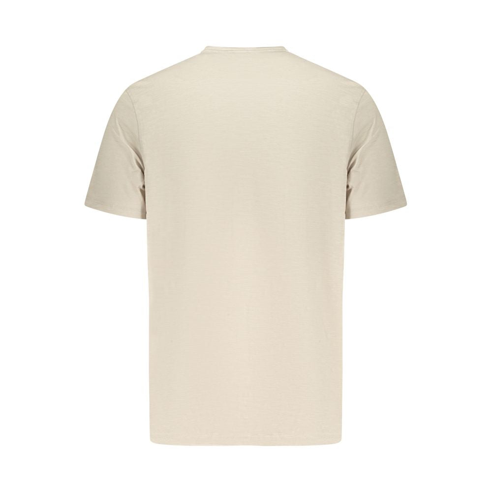 Hugo Boss Beige Cotton Men T-Shirt