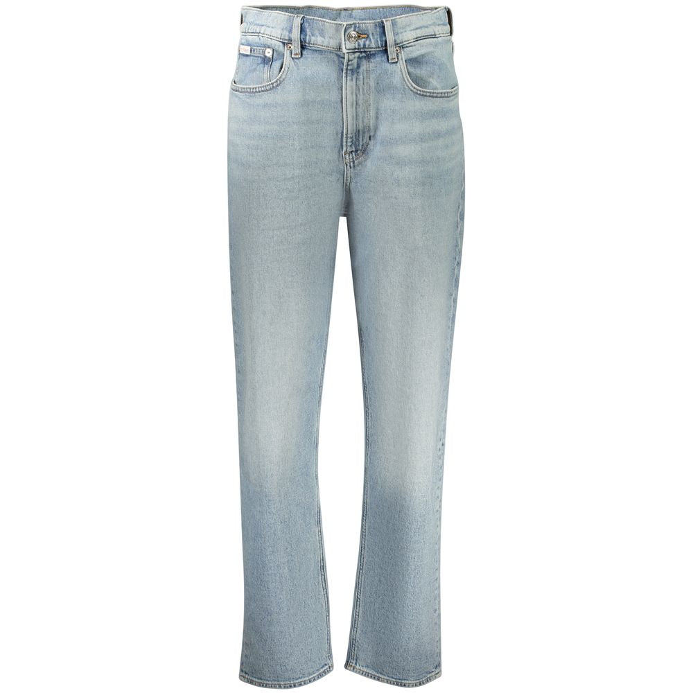 Calvin Klein Azzurro Baumwoll-Damenjeans