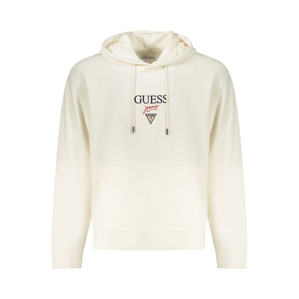 Guess Jeans Bianco Cotton Men's Sweatshirt